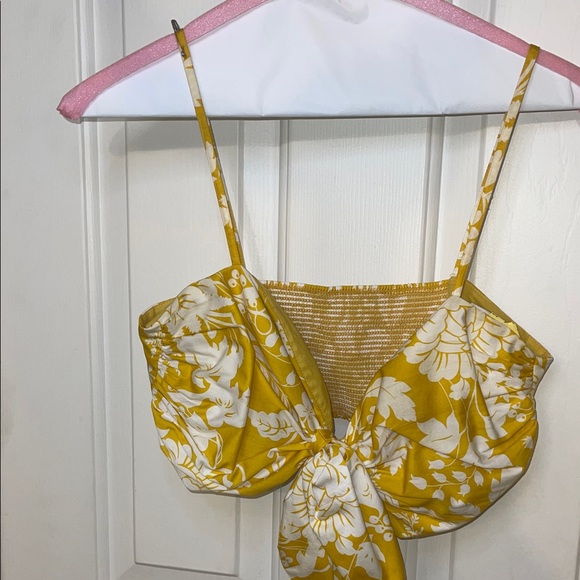 Amir Yellow Floral Two-Piece Set - Picture 12 of 16